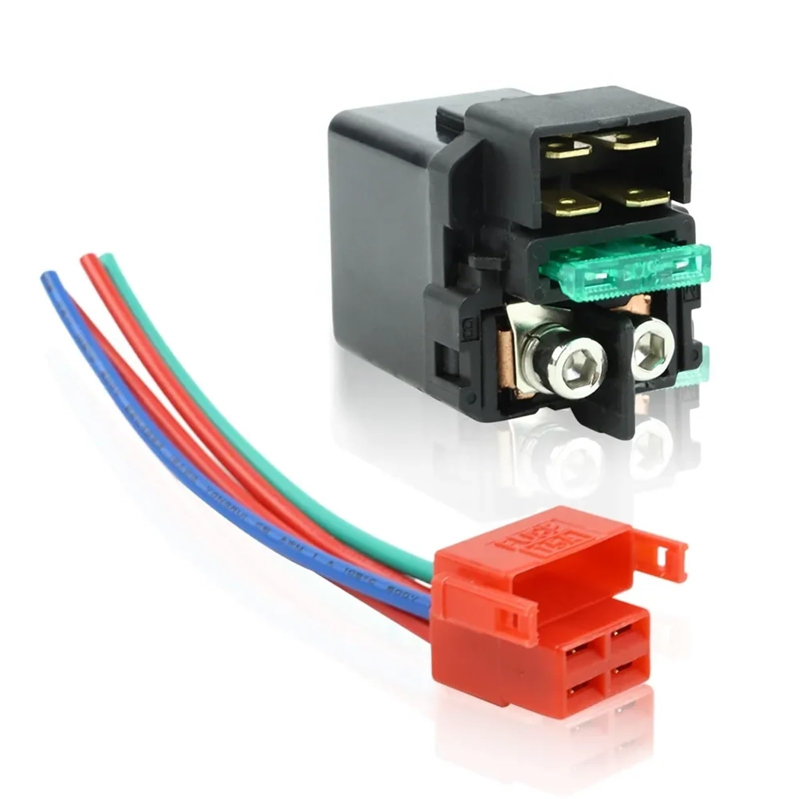 hivxwerm Motorrad Relais Kompatibel Mit TRX420FPE Für TRX420FPM Fourtrax Rancher 2009–2013. Anlasser-Solenoid-Batterie-Isolator, Spannungsempfindlich Für Relais 35850-MR5-007(Relay and Plug) von hivxwerm