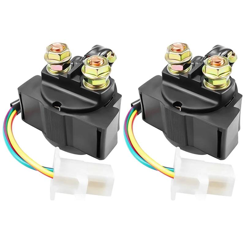 hivxwerm Motorrad Relais Kompatibel Mit XZ550R Für X750 Maxim Für XS400 Maxim 1982-1983 Motorrad-Startermagnet Für Austausch des Relais(2 pcs) von hivxwerm