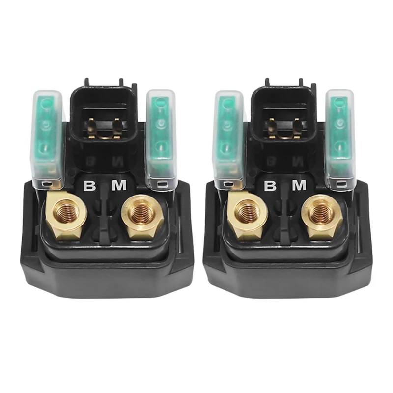 hivxwerm Motorrad Relais Kompatibel Mit YP400 Für Majesty Für Roller Für YP400 Für Majesty 2005-2014 Für YZ250F 2019-2020 Motorrad-Startermagnet 2GB-81940-00-00(2 pcs) von hivxwerm