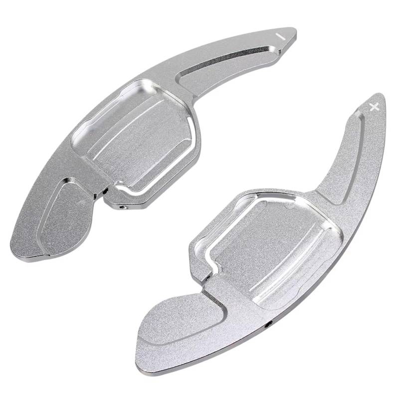 hivxwerm Shift Paddles Kompatibel Mit A7 A8 2011–2017 Für S6 (C7) S7 S8 Q3 2013–2017 Auto-Styling Auto-Lenkrad-Controller Schaltwippen-Verlängerung Teilezubehör(Silver) von hivxwerm