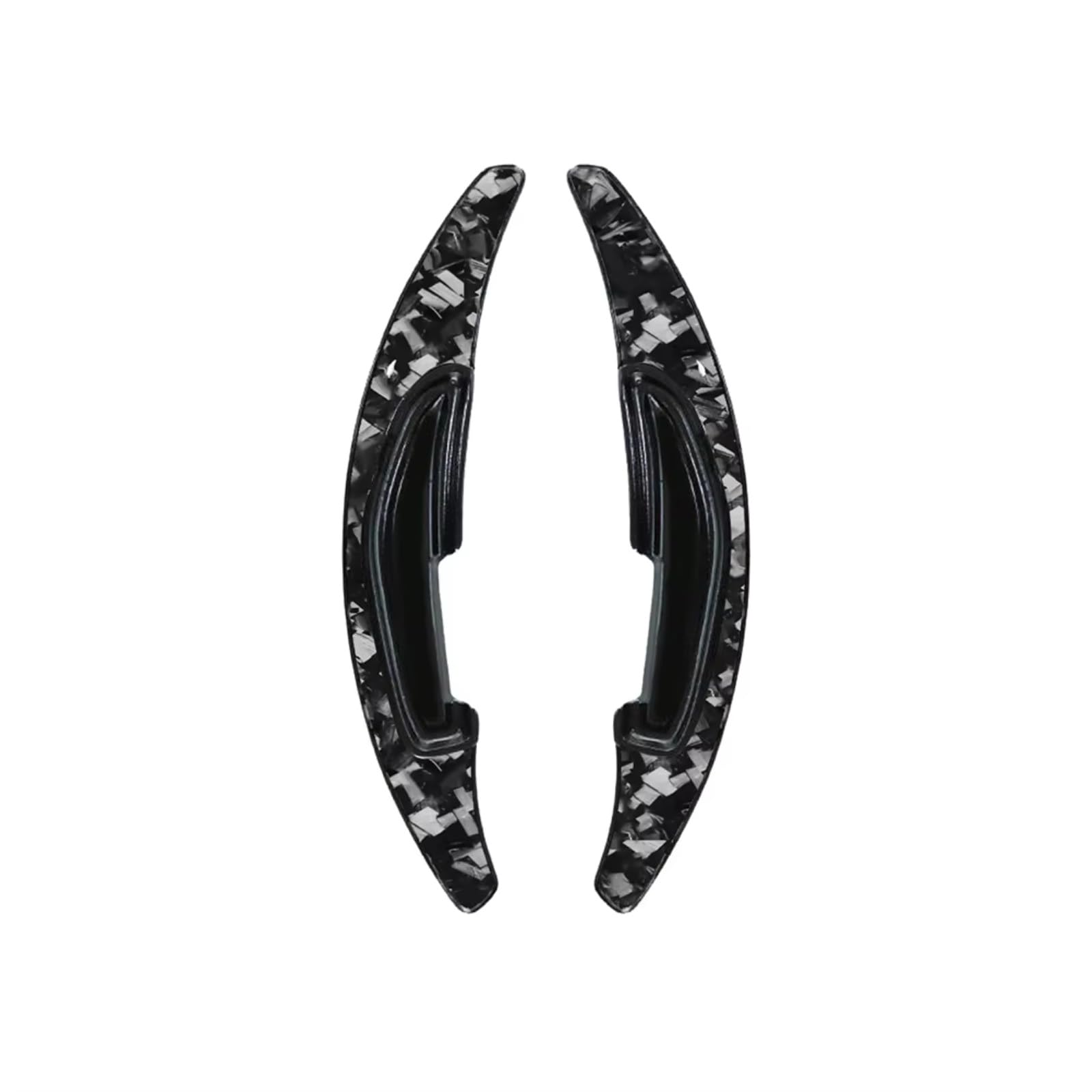 hivxwerm Shift Paddles Kompatibel Mit Für M5 F10 2013–2017 Für M6 F06 F12 F13 2012–2020 Auto-Styling-Teile Lenkrad-Controller-Schalthebel-Schaltwippenverlängerung(Forged Pattern) von hivxwerm