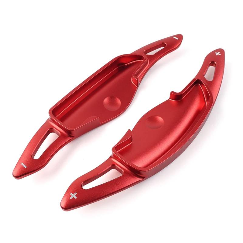 hivxwerm Shift Paddles Kompatibel Mit Hyundai Für Sonata 2020 2021 2022 2023 Für Tucson 2021 2022 2023 Lenkrad-Schaltwippen-Verlängerungszubehör Für Den Fahrzeuginnenraum(Red) von hivxwerm