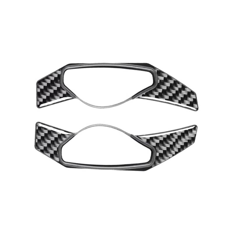 hivxwerm Shift Paddles Kompatibel Mit Jaguar Für F-Type X152 2013–2022 Für E-Pace 2017–2020 Auto-Lenkrad-Controller Paddel-Verlängerung Schalthebel Auto-Universal-Picks(Carbon Fiber Black) von hivxwerm