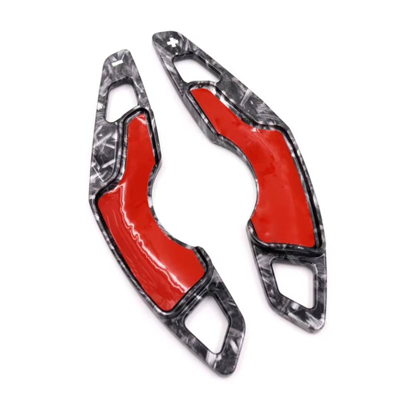 hivxwerm Shift Paddles Kompatibel Mit Lexus Für NX200t NX300 F-Sport 2014 2015 2016 2017 2018 2019 2020 2021 Auto-Lenkrad-Schaltpaddel-Verlängerungsteile Zubehör(Forged Pattern) von hivxwerm