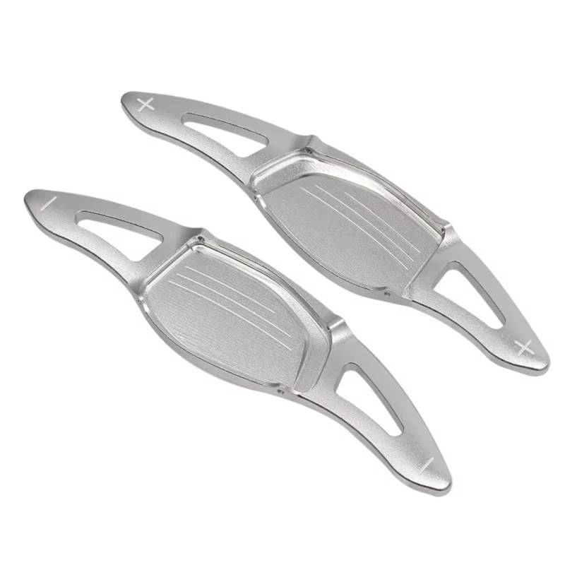 hivxwerm Shift Paddles Kompatibel Mit Rs3 Rs5 2017 2018 2019 2020 Auto-Styling Für Sport-Lenkrad-Controller Schaltwippen-Verlängerungsschalthebel Autoteile Zubehör(Silver) von hivxwerm