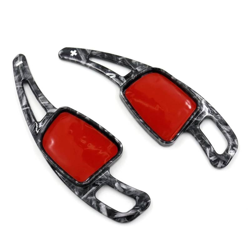 hivxwerm Shift Paddles Kompatibel Mit S4 2018 2019 Für TTS 2016 2017 2018 2019 Auto-Styling-Lenkrad-Controller-Schaltwippen-Verlängerung Auto-Universal-Picks(Forged Pattern) von hivxwerm