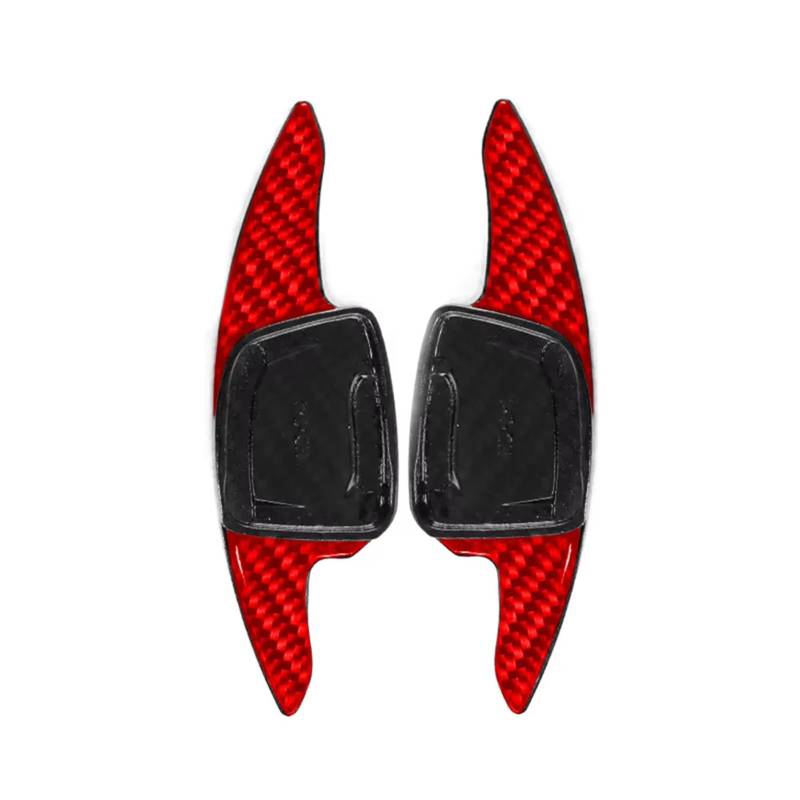 hivxwerm Shift Paddles Kompatibel Mit S8 S5 2020 2021 2022 2023 Für Q5L 2018 2019 2020 2021 2022 2023 Auto-Styling-Lenkrad-Controller-Paddle-Erweiterungsschalthebel(Carbon Fiber Red) von hivxwerm