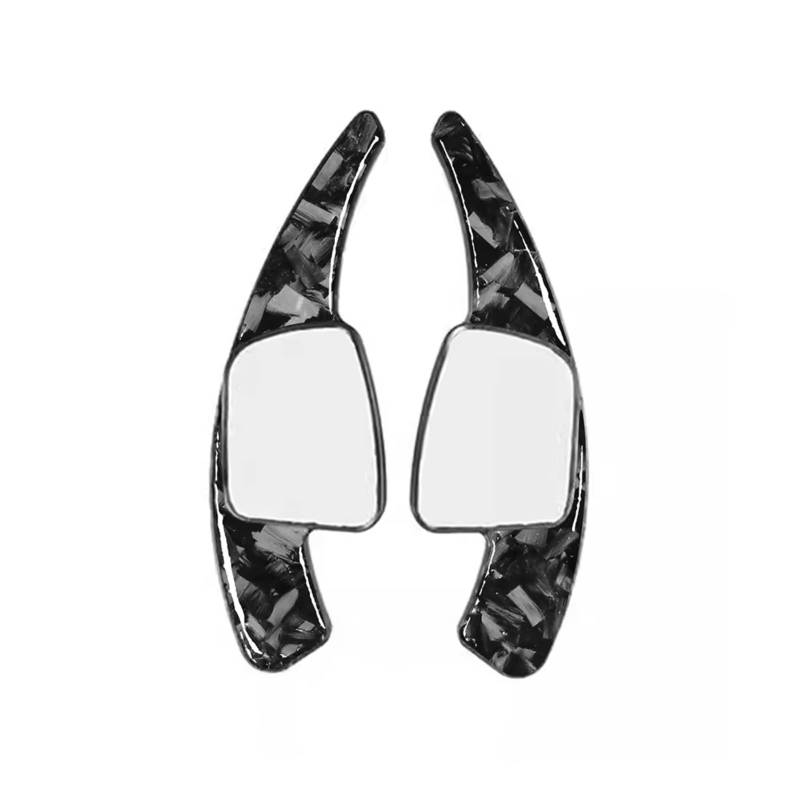 hivxwerm Shift Paddles Kompatibel Mit SQ2 Q3 Q8 2019–2023 Für Q5 SQ5 2021–2023 Auto-Styling-Zubehör Upgrade-Schaltwippenverlängerung Lenkrad-Verlängerungsschalter(Forged Pattern) von hivxwerm
