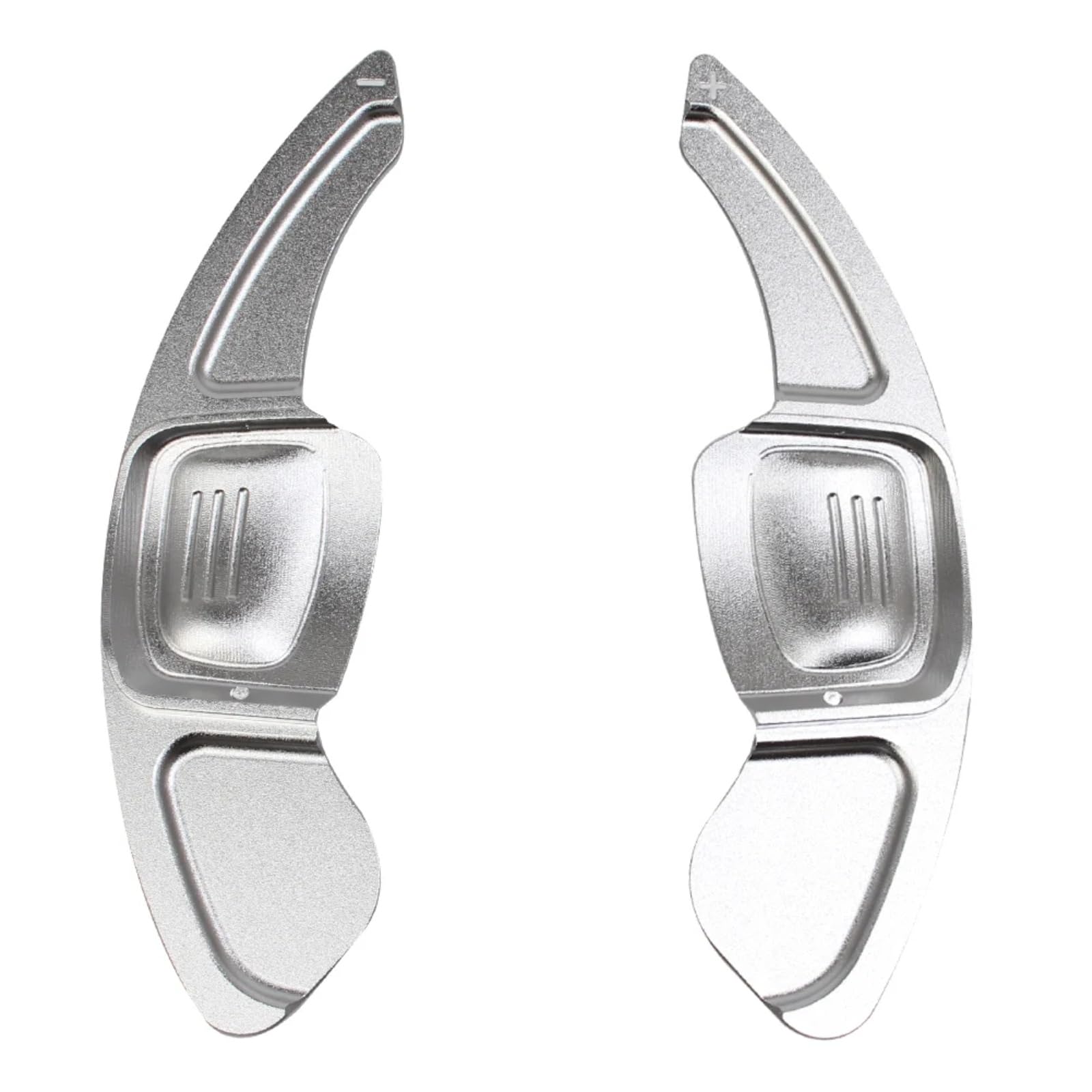 hivxwerm Shift Paddles Kompatibel Mit VW Für Golf 8 MK8 2020 2021 Auto-Lenkrad-Schaltwippen, Auto-Styling, Innendekorationszubehör, Zinklegierung, 2 Stück(Silver) von hivxwerm