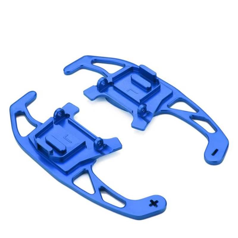 hivxwerm Shift Paddles Kompatibel Mit VW Für J&etta 2016–2019 Für Passat B8 2016–2021 Auto-Lenkrad-Schaltwippen-Verlängerungsschaltaufkleber Universal-Auto-Paddelteile(Blue) von hivxwerm