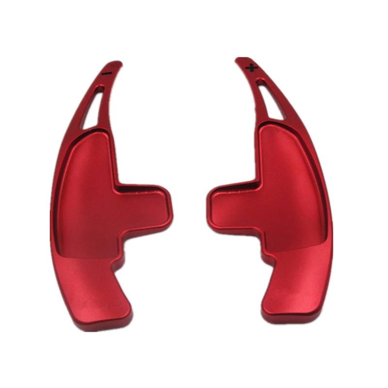 hivxwerm Shift Paddles Kompatibel mit Mercedes für CLA45 2013–2014 für C63 2009–2014 für CLS63 2008–2014 Auto-Lenkrad-Schaltwippen Auto-Schalt-Verlängerungswippen(Red) von hivxwerm