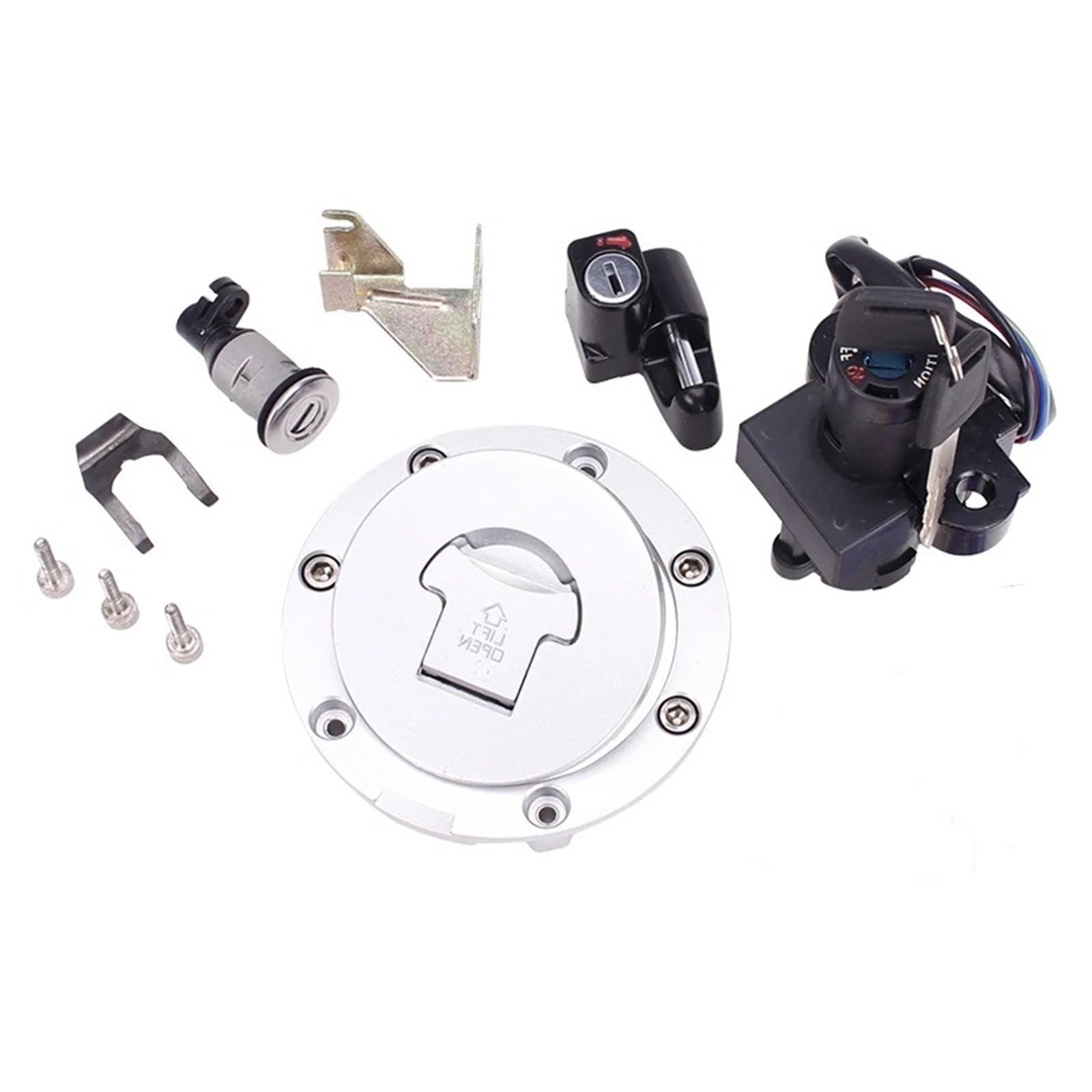 hivxwerm zündschloss Kompatibel Mit CB400 1992 1993 1994 1995 1996 1997 1998 Motorrad-Zündungs-Tankdeckel-Abdeckungs-Schalter-Schloss-Zubehör Kabel-Steckschlüssel-Montage hivxwerm zündschloss Kompatibel Mit CB400 1992 1993 1994 1995 1996 1997 1998 Motorrad-Zündungs-Tankdeckel-Abdeckungs-Schalter-Schloss-Zubehör Kabel-Steckschlüssel-Montage von hivxwerm