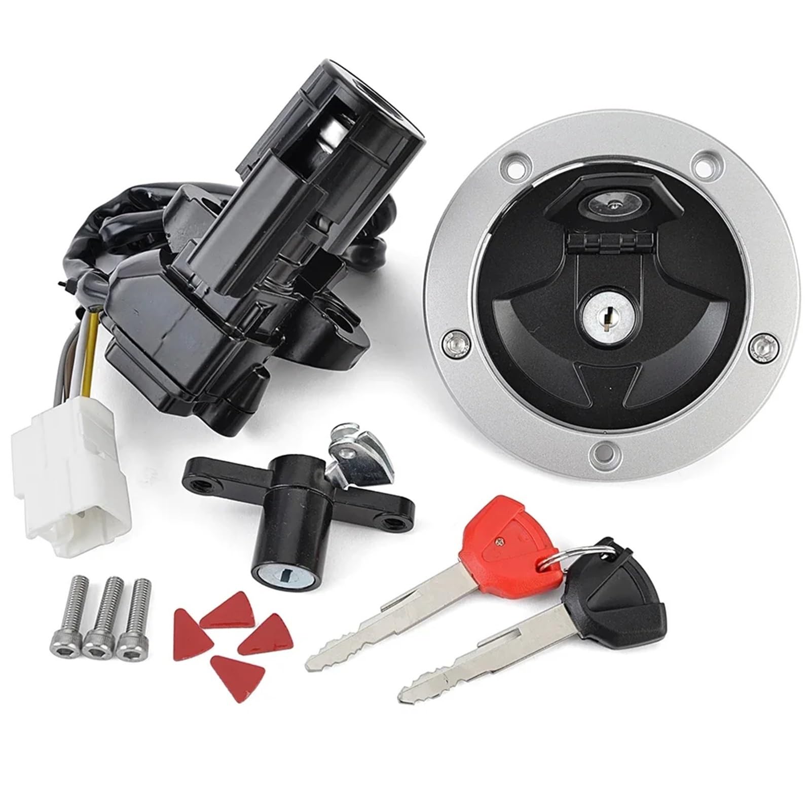 hivxwerm zündschloss Kompatibel Mit Für ER-6N Für Ninja Für 650 2012 2013 2014 2015 2016 Motorrad-Tankdeckel Zündschloss-Sperrschlüsselabdeckung 27045-5452 hivxwerm zündschloss Kompatibel Mit Für ER-6N Für Ninja Für 650 2012 2013 2014 2015 2016 Motorrad-Tankdeckel Zündschloss-Sperrschlüsselabdeckung 27045-5452 von hivxwerm