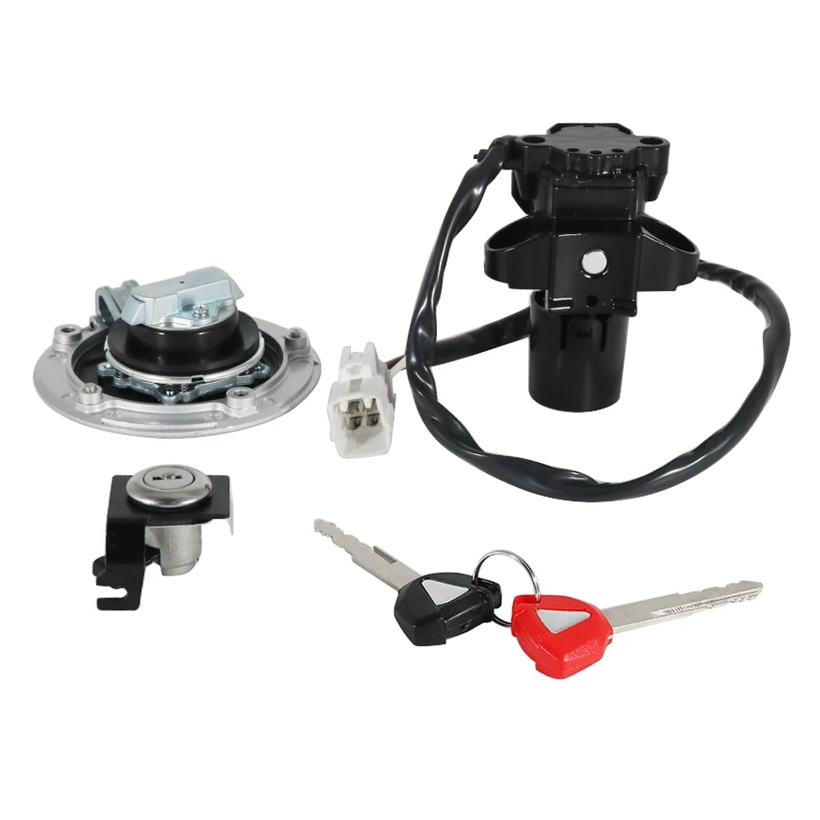 hivxwerm zündschloss Kompatibel Mit Für ZX10R Für Ninja ZX1000 2013 2014 2015 Motorrad-Zündschlüsselschalter Tankdeckel-Schloss-Kit 27005-0568 27045-5492 hivxwerm zündschloss Kompatibel Mit Für ZX10R Für Ninja ZX1000 2013 2014 2015 Motorrad-Zündschlüsselschalter Tankdeckel-Schloss-Kit 27005-0568 27045-5492 von hivxwerm