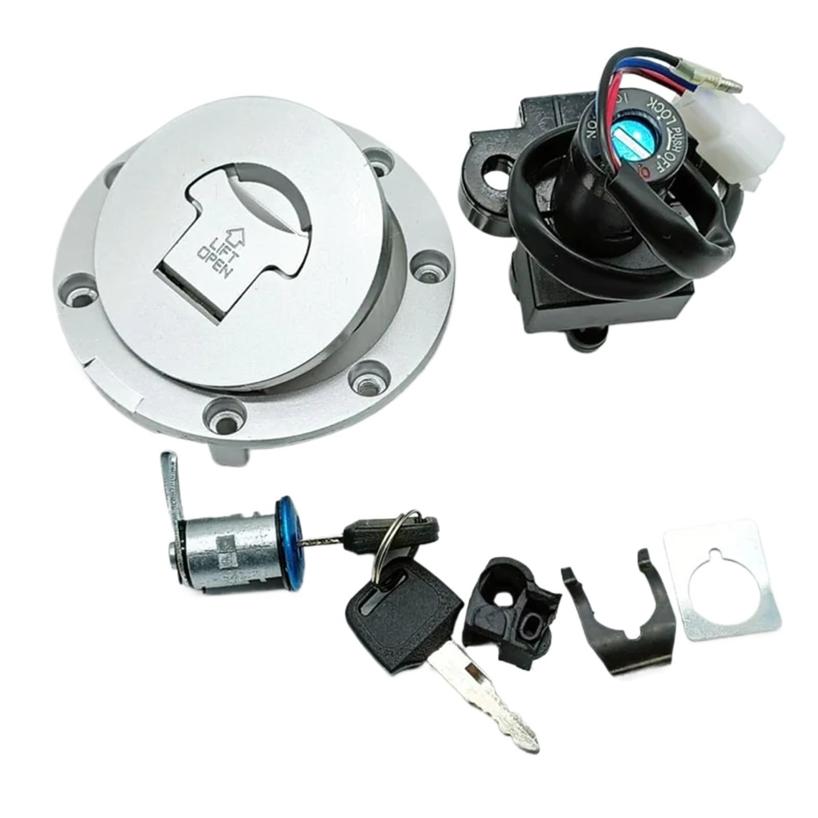 hivxwerm zündschloss Kompatibel Mit RVF400 NC35 1994 1995 1996 Motorrad-Zündschalter-Set, Montage, Tankdeckel-Abdeckung, Schloss, Schlüsselsatz, Abdeckungszubehör 35100-MR8-027 hivxwerm zündschloss Kompatibel Mit RVF400 NC35 1994 1995 1996 Motorrad-Zündschalter-Set, Montage, Tankdeckel-Abdeckung, Schloss, Schlüsselsatz, Abdeckungszubehör 35100-MR8-027 von hivxwerm