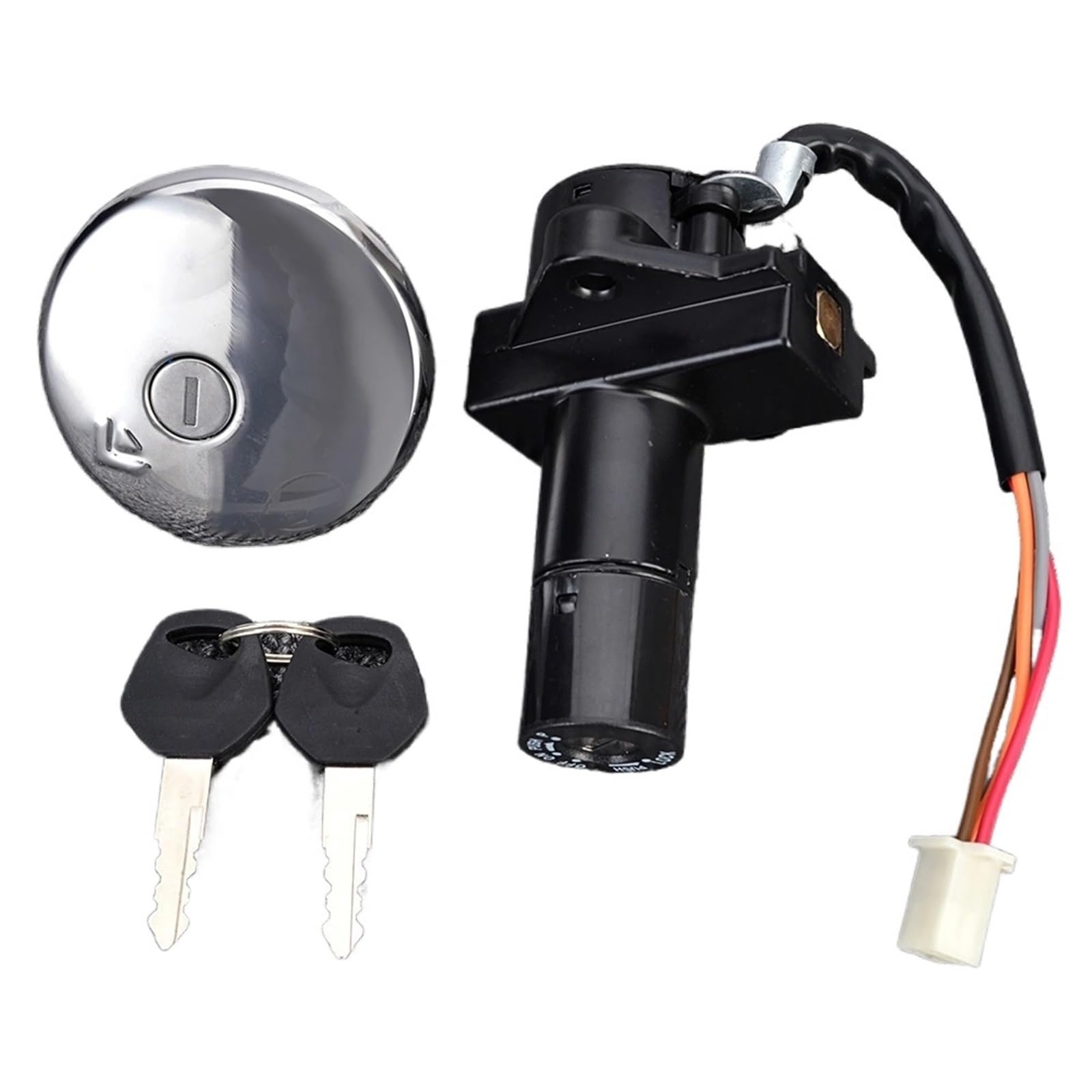 hivxwerm zündschloss Kompatibel Mit Suzuki Für GN250 1985 1986 1987 1988 1989 1990–2000 2001 Motorrad-Zündgerät, Tankdeckel, Schloss, Schalter, Schlüssel, Schloss, Draht, Steckdose hivxwerm zündschloss Kompatibel Mit Suzuki Für GN250 1985 1986 1987 1988 1989 1990–2000 2001 Motorrad-Zündgerät, Tankdeckel, Schloss, Schalter, Schlüssel, Schloss, Draht, Steckdose von hivxwerm