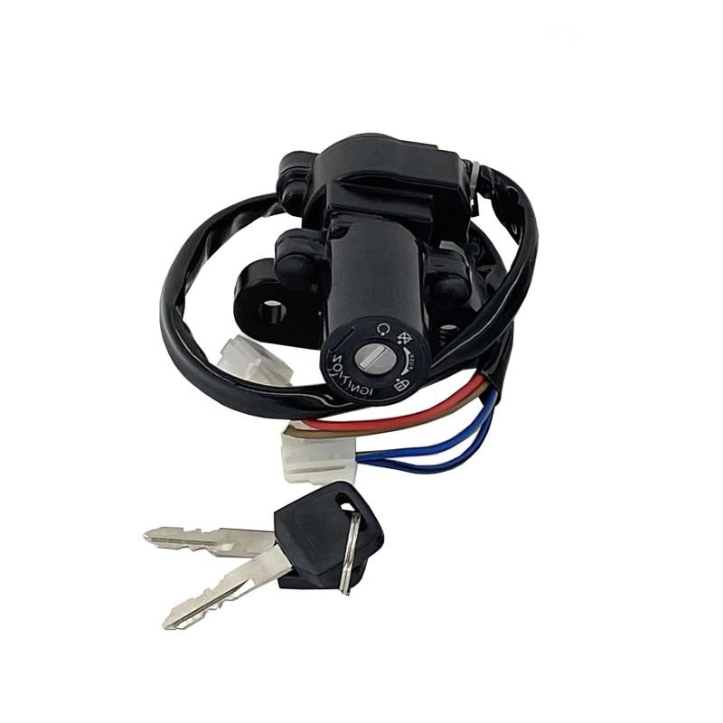hivxwerm zündschloss Kompatibel Mit YZF-R1 1998 1999 2000 2001 2002 2003 Motorrad-Zündschloss-Set, Tankdeckel-Schlüsselabdeckung, Schloss-Schlüssel-Set, Schalter-Zubehör-Abdeckung von hivxwerm