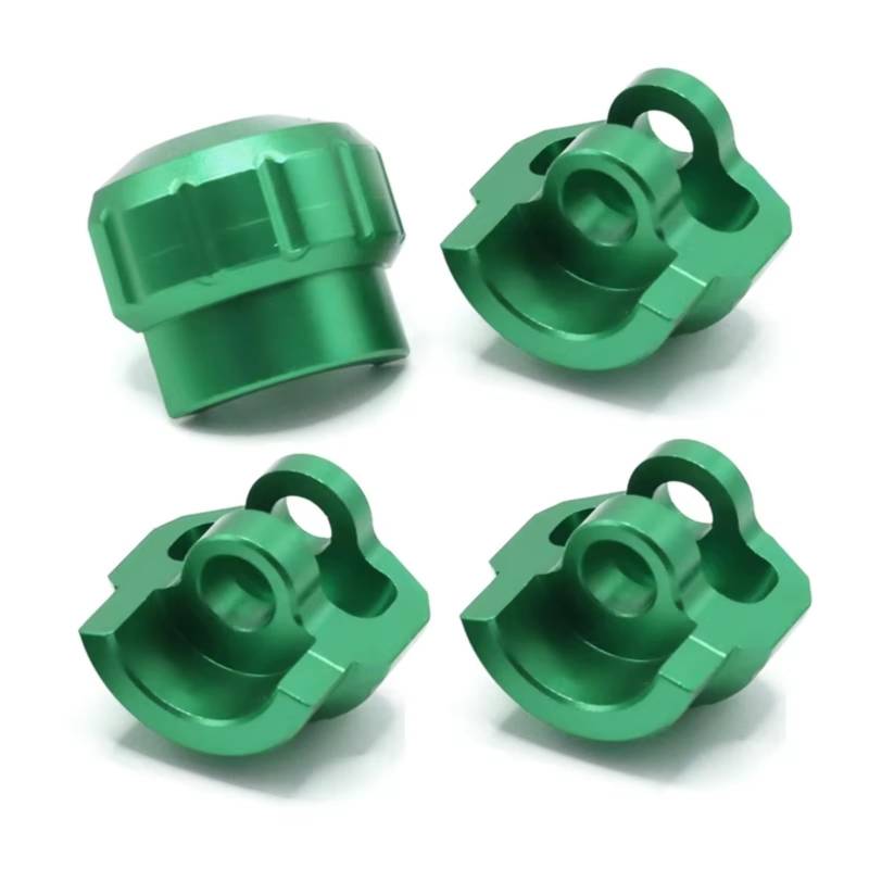 JYYTERD RC Teile Kompatibel Mit ARRMA 1/7 1/8 RC-Auto-Upgrade-Teile Zubehör Stoßdämpferkappenschutz Stoßdämpferschutzabdeckung(Green) von hjuink