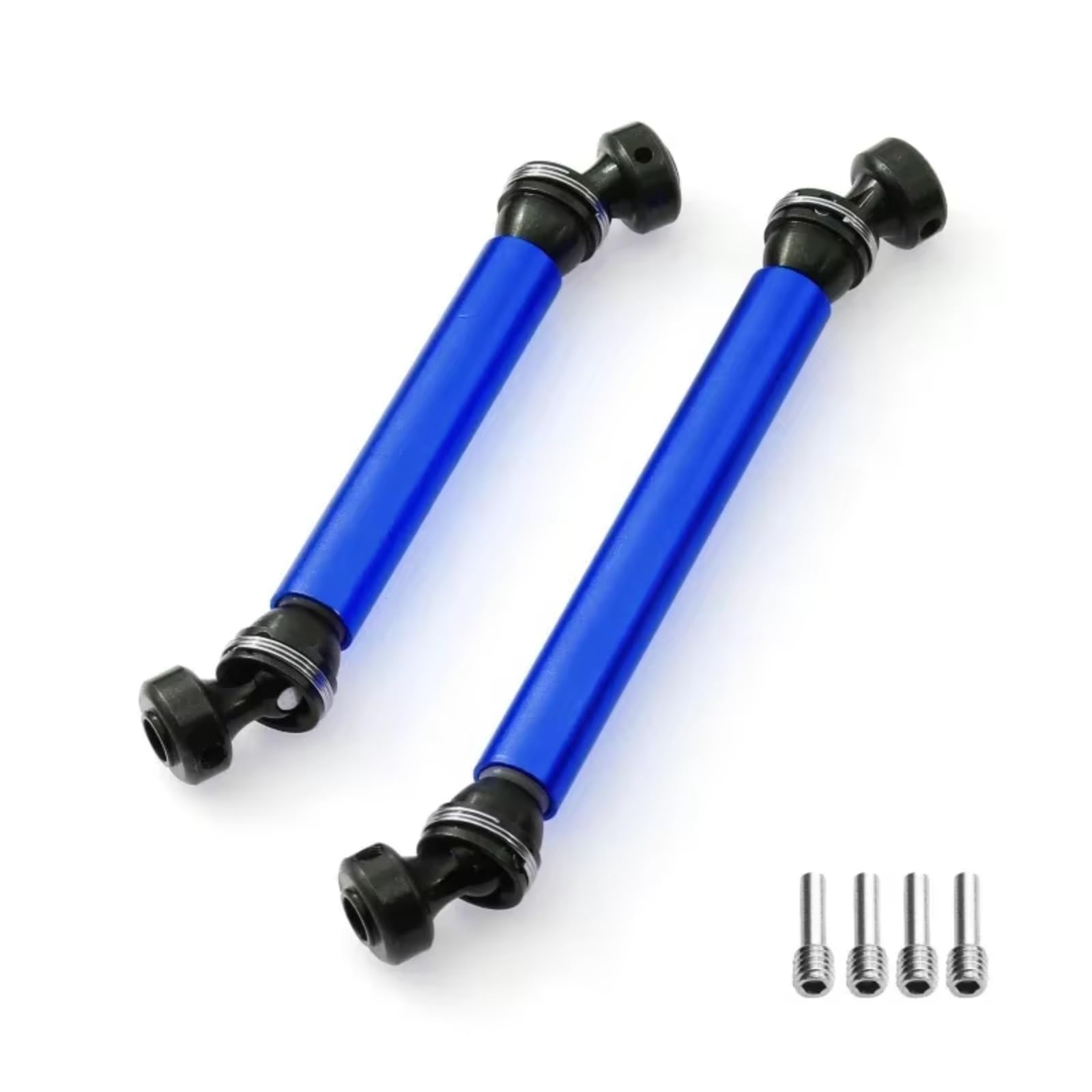 JYYTERD RC Teile Kompatibel Mit Axial RBX10 Für Ryft 4WD 1/10 RC-Autoteile, Zubehör, Aluminiumlegierung Und Stahl, CVD-Antriebswelle Vorne Hinten(Blue) von hjuink