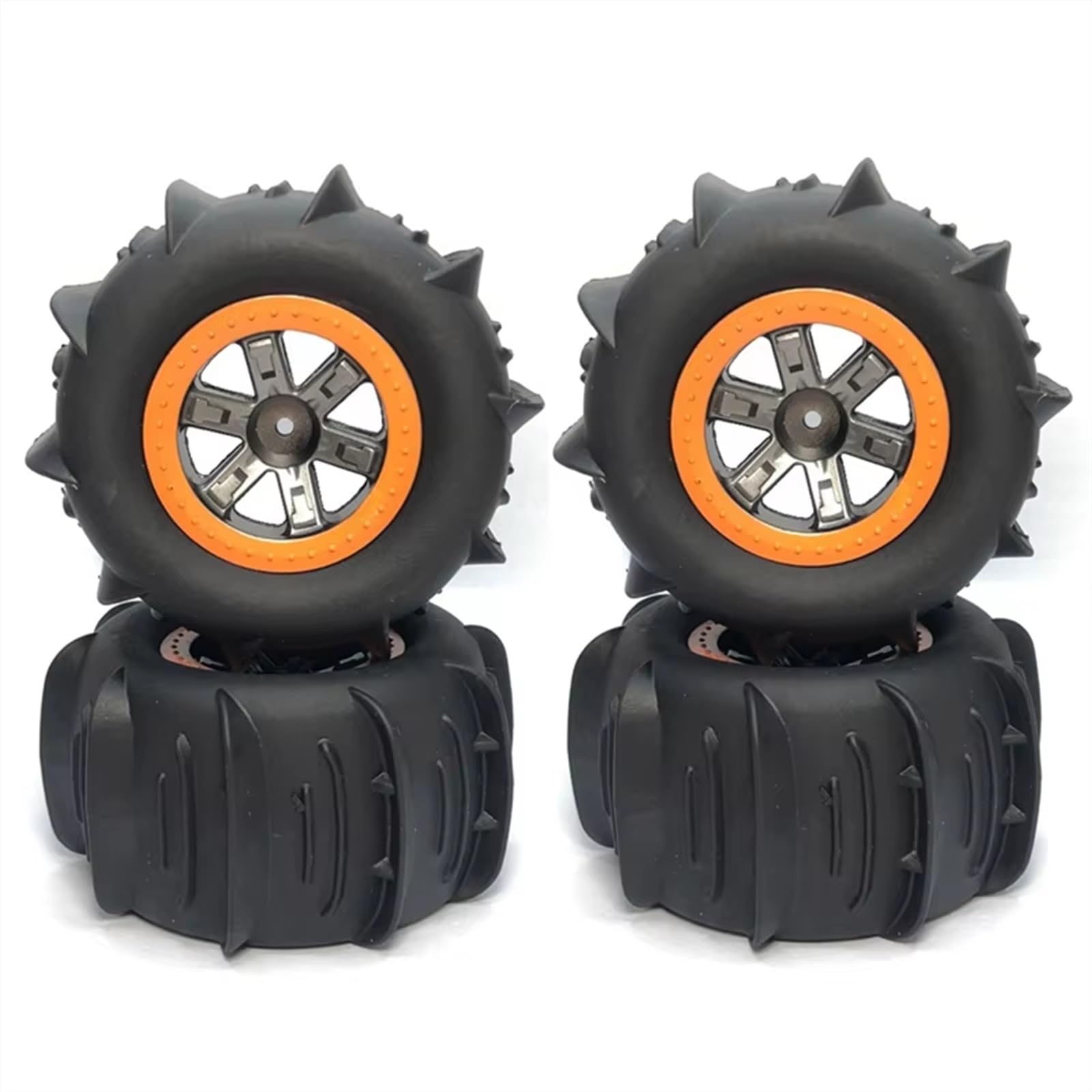 JYYTERD RC Teile Kompatibel Mit Hosim Für Xinlehong 9125 9116 9155 Für Wltoys 144001 124019 RC-Autoteile 4-teilig 110 Mm Paddelreifen Schneesandreifenrad JYYTERD RC Teile Kompatibel Mit Hosim Für Xinlehong 9125 9116 9155 Für Wltoys 144001 124019 RC-Autoteile 4-teilig 110 Mm Paddelreifen Schneesandreifenrad von hjuink