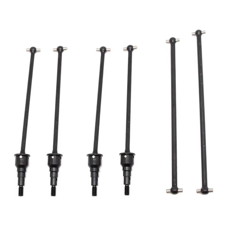 JYYTERD RC Teile Kompatibel Mit Losi Lasernut U4 1/10 RC Für Rock Für Racer Für Buggy Autoteile Zubehör 1 Set Metall Vorne Hinten Antriebswelle Dogbone von hjuink