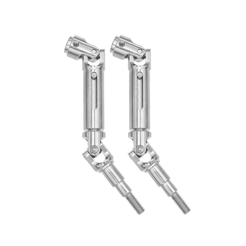 JYYTERD RC Teile Kompatibel Mit MJX Für Hyper Go 14209 14210 1/14 RC Crawler Auto-Upgrade-Teile Metallantriebswelle Dog Bone CVD-Antriebswelle(Silver) von hjuink