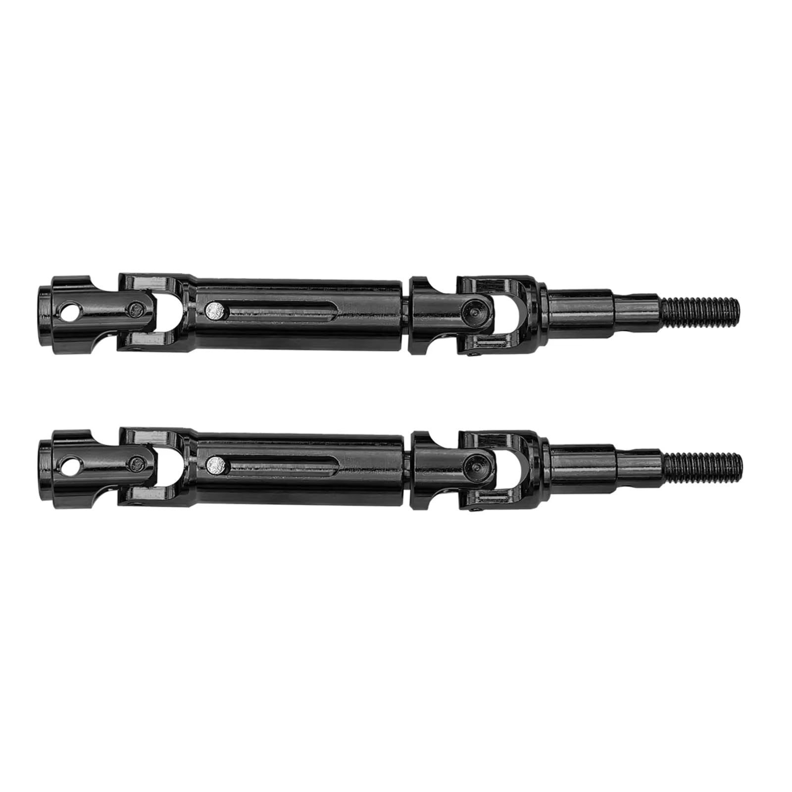JYYTERD RC Teile Kompatibel Mit MJX Für Hyper Go 14209 14210 Für 1/14 RC Metallantriebswelle Dog Bone CVD Antriebswelle Crawler Auto Upgrade Teile(Black) von hjuink