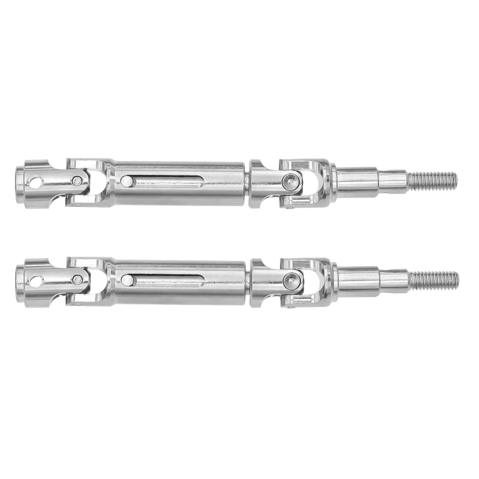 JYYTERD RC Teile Kompatibel Mit MJX Für Hyper Go 14209 14210 Für 1/14 RC Metallantriebswelle Dog Bone CVD Antriebswelle Crawler Auto Upgrade Teile(Silver) von hjuink