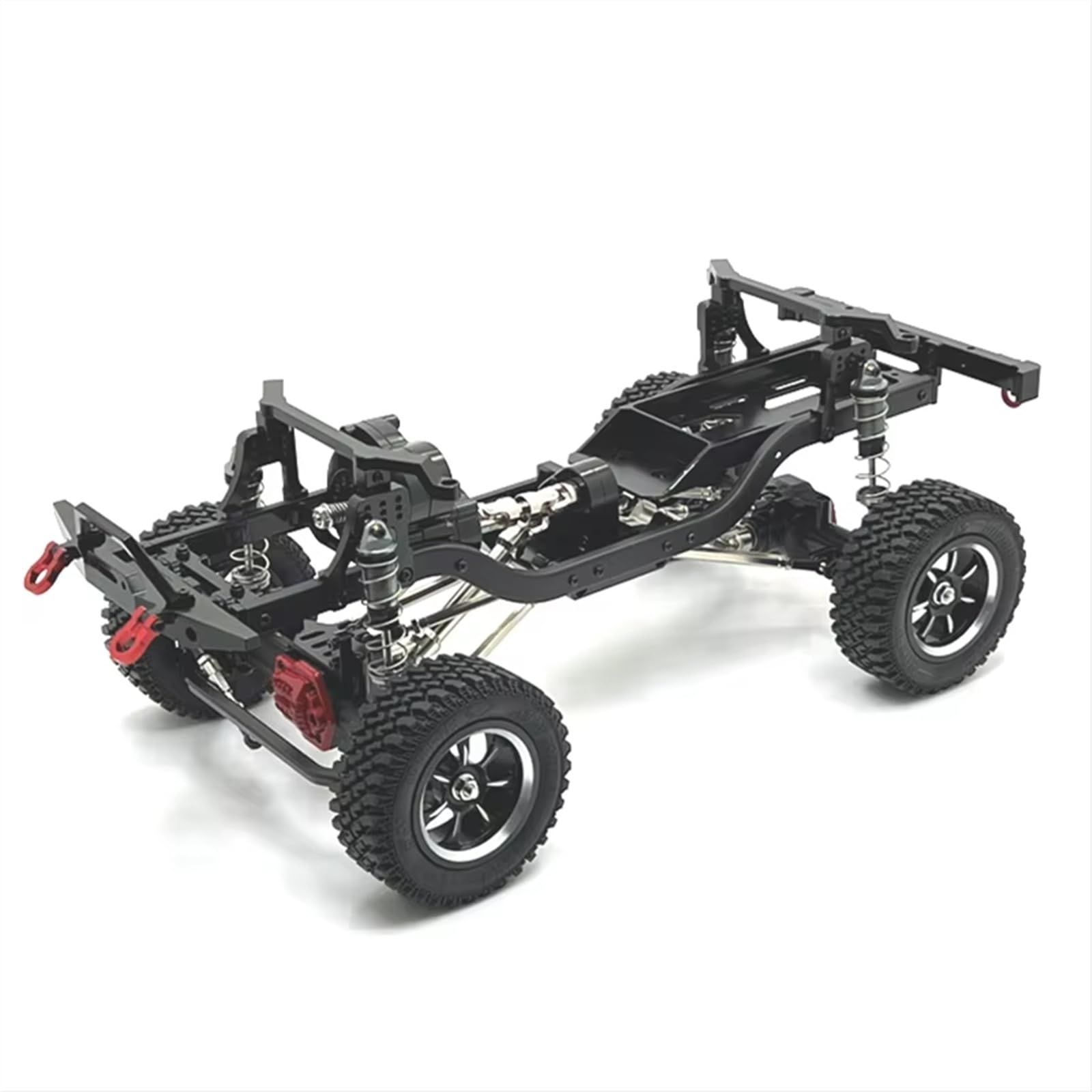 JYYTERD RC Teile Kompatibel Mit MN-Modell Für MN128 Für MN86 G500 1/12 Fernbedienung Crawler Autos Ersatzteile Metall Upgrade Modifizierten Rahmen(Black) von hjuink