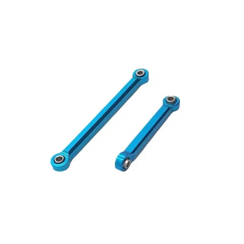 JYYTERD RC Teile Kompatibel Mit Pine Cone SG-2801 Für Defender D90 RC-Auto, Metall-Upgrade-Modifikationsteile, Zubehör, Lenkstange(Blue) von hjuink