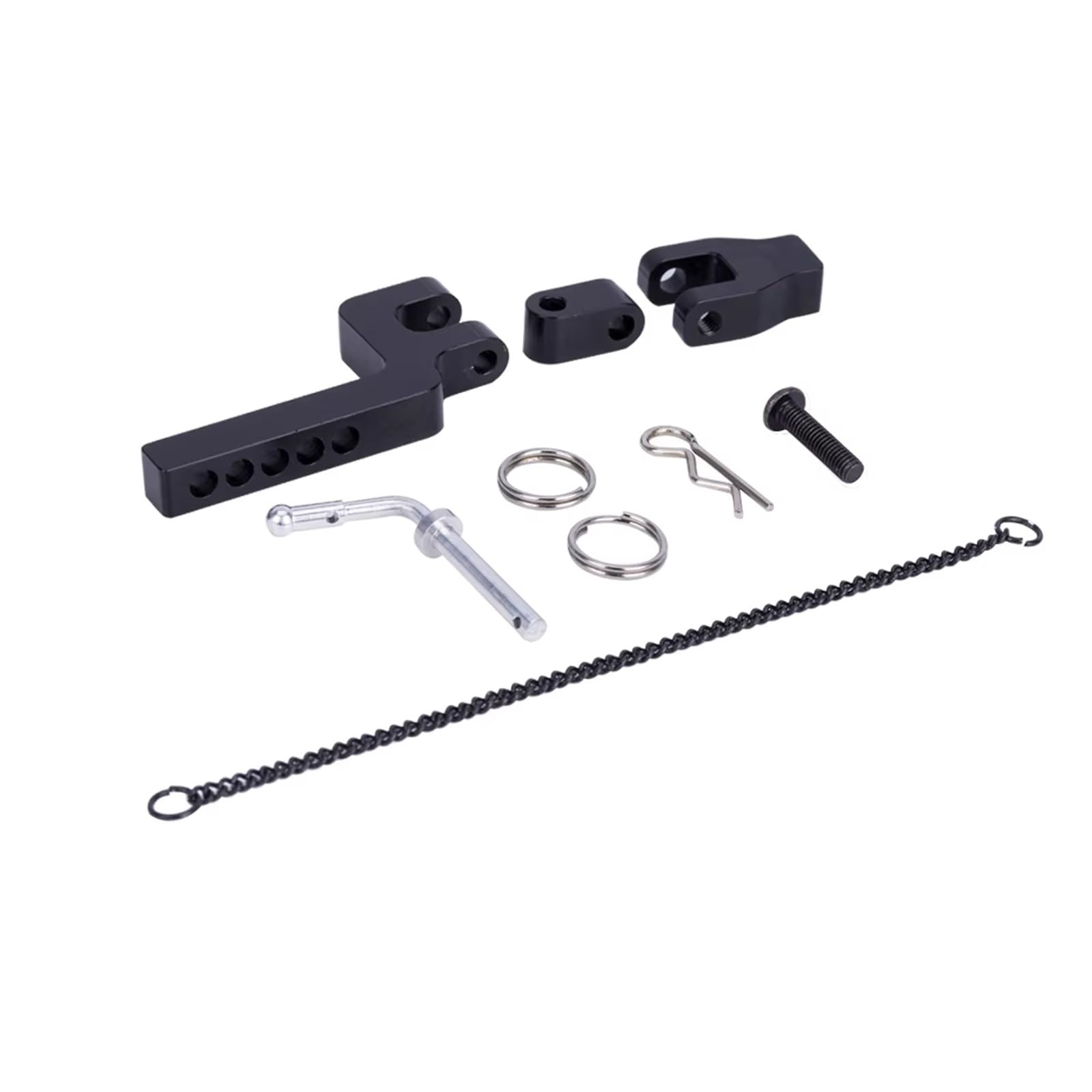 JYYTERD RC Teile Kompatibel Mit SCX10 Für TRX4 Für TRX6 Für RedCat D90 1/10 RC Crawler Autoteile Metall Decabyte Anhängerkupplungshalterung Abschlepphaken Anhängerkupplung(B) von hjuink