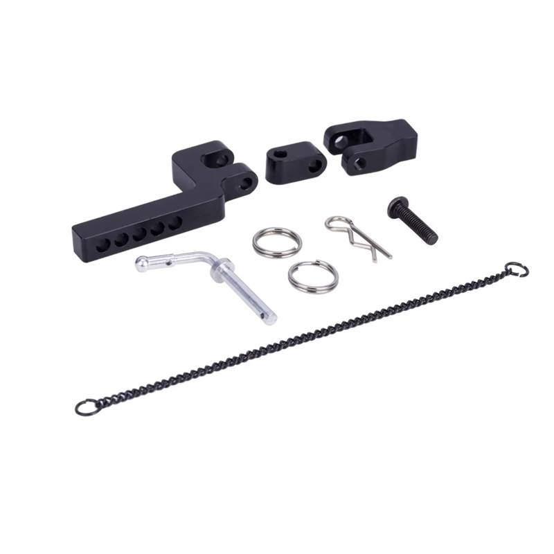 JYYTERD RC Teile Kompatibel Mit SCX10 Für TRX4 Für TRX6 Für RedCat D90 1/10 RC Crawler Autoteile Metall Decabyte Anhängerkupplungshalterung Abschlepphaken Anhängerkupplung(B) von hjuink