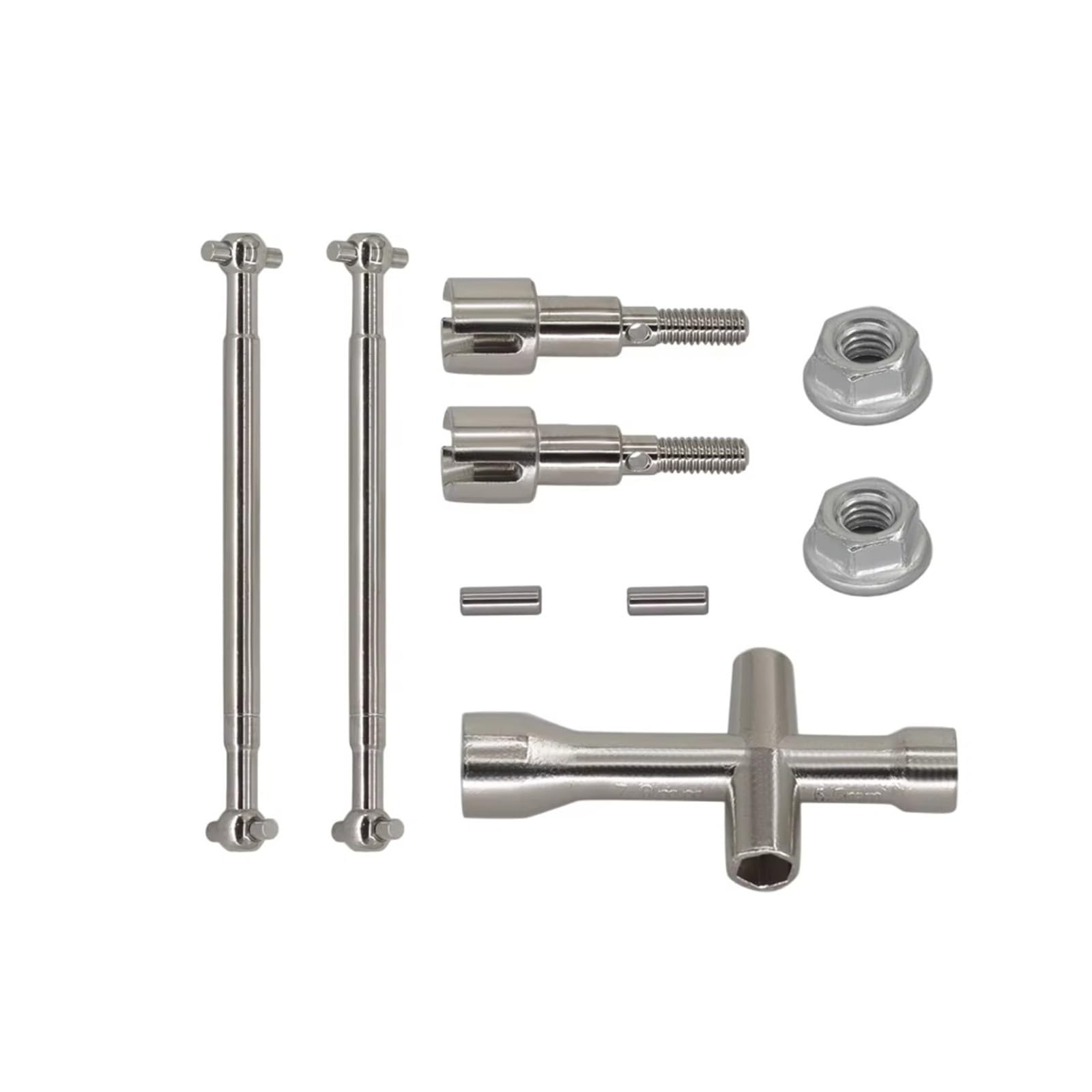 JYYTERD RC Teile Kompatibel Mit SCY 16101 16102 16103 16201 1/16 RC-Auto-Upgrade-Teile, Metall-Antriebswelle Vorne Und Hinten, CVD-Antriebswelle(Rear) von hjuink