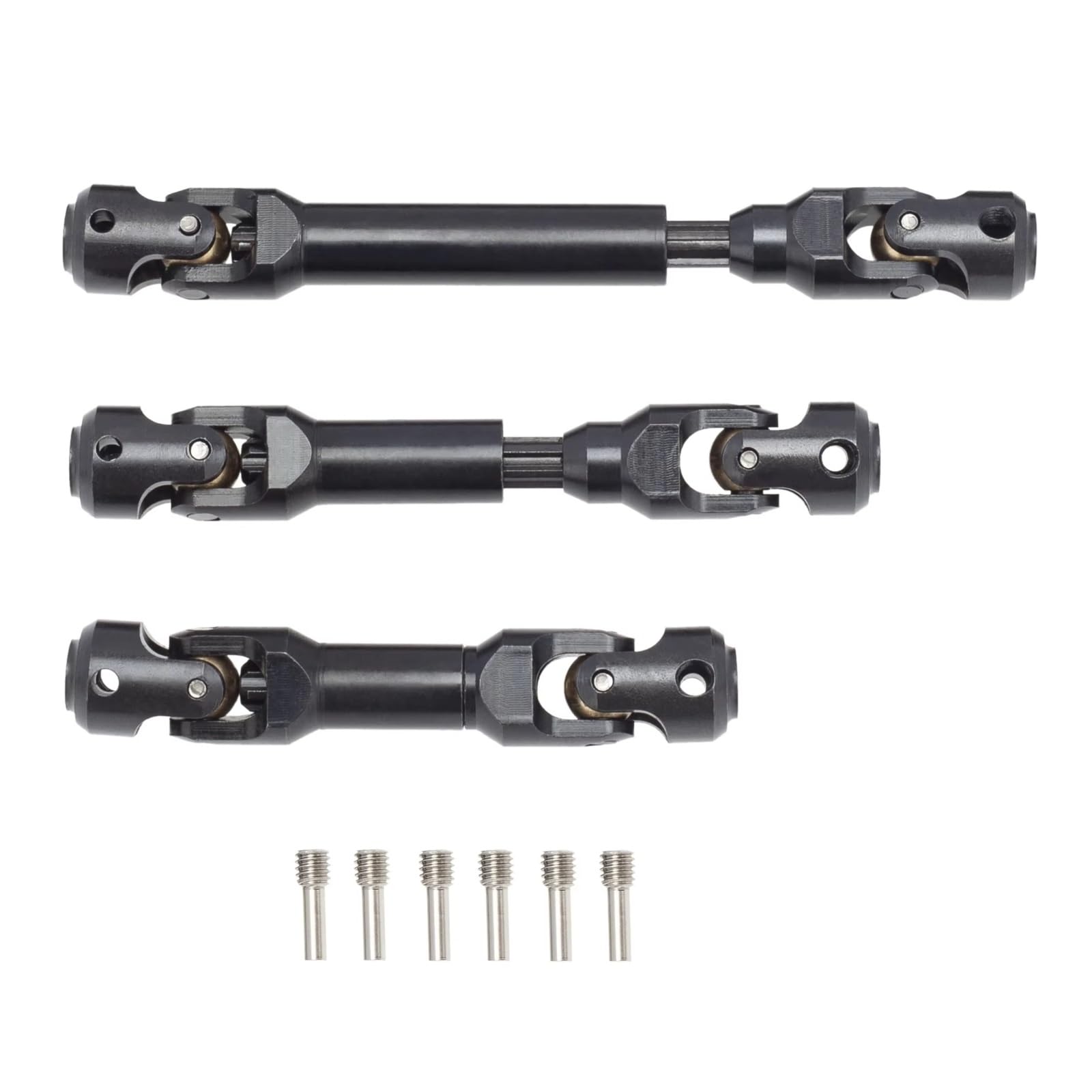 JYYTERD RC Teile Kompatibel Mit TRAXXAS Für TRX6 G63 6X6 1/10 RC Crawler Auto-Upgrade-Teile 3-teilige Metallantriebswelle CVD-Antriebswelle JYYTERD RC Teile Kompatibel Mit TRAXXAS Für TRX6 G63 6X6 1/10 RC Crawler Auto-Upgrade-Teile 3-teilige Metallantriebswelle CVD-Antriebswelle von hjuink