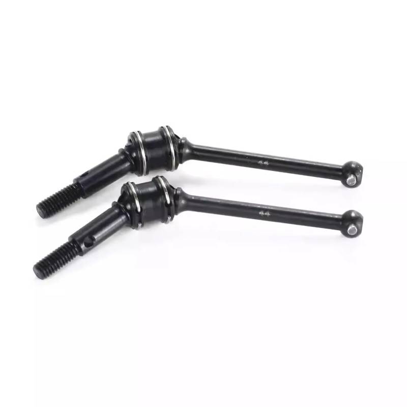 JYYTERD RC Teile Kompatibel Mit Tamiya Für TT-02 TA05 TA06 TB05 TRF420 TRF417 RC-Autoteile, 2 Stück Metallgelenkwelle, Antriebswelle, CVD-Antriebswelle, 44 Mm von hjuink