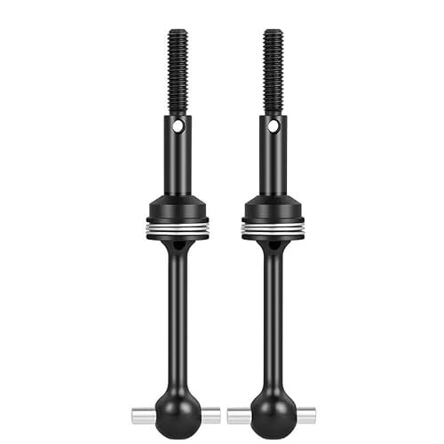 JYYTERD RC Teile Kompatibel Mit Tamiya Für TT02 Für TT01 TC01 1/10 RC-Modell Drift Car Upgrade-Teile 2 STÜCKE Stahl CVD-Antriebswelle Vorne Hinten Für Universal(for TT01) von hjuink