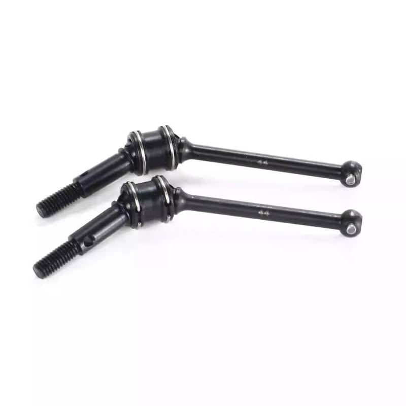JYYTERD RC Teile Kompatibel Mit Tamiya Für TT02 TA05 TA06 TB05 TRF420 TRF417 RC-Auto-Upgrade-Teile, 2 Stück Metallgelenkwelle, Antriebswelle CVD 44 Mm von hjuink
