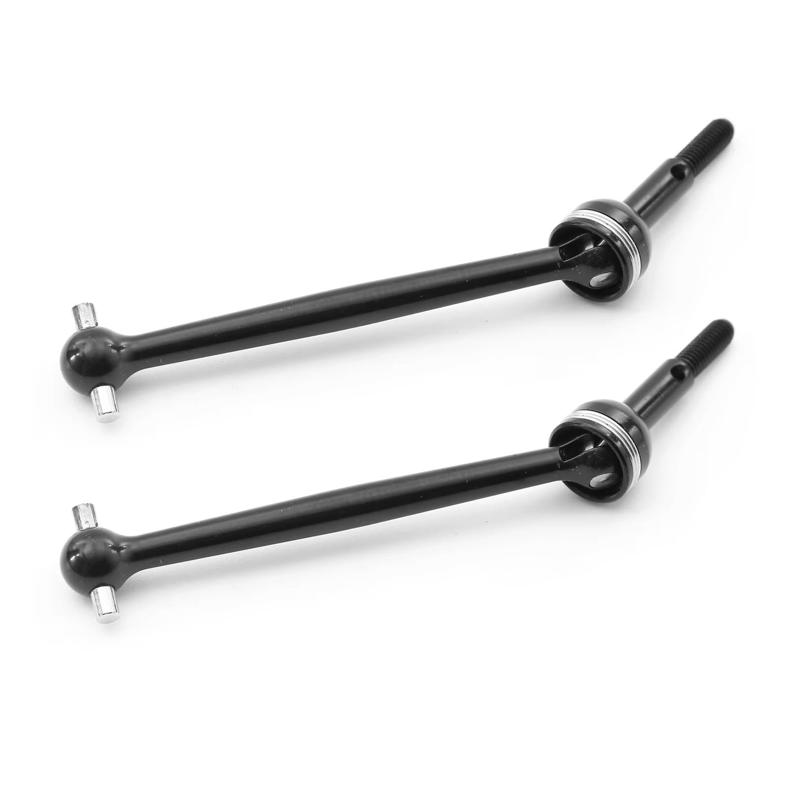 JYYTERD RC Teile Kompatibel Mit Tamiya Für TT02B 1/10 RC-Auto-Upgrade-Änderungsteile Zubehör 2 Stück Stahlmetall-Antriebswelle CVD JYYTERD RC Teile Kompatibel Mit Tamiya Für TT02B 1/10 RC-Auto-Upgrade-Änderungsteile Zubehör 2 Stück Stahlmetall-Antriebswelle CVD von hjuink
