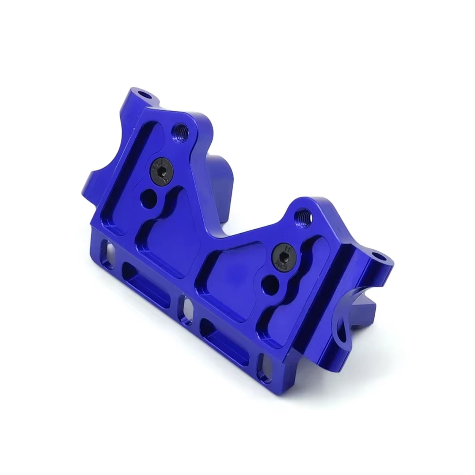 JYYTERD RC Teile Kompatibel Mit Traxxas Für Slash 2WD Für Rustler Für Stampede Für Bandit 1/10 RC-Auto-Upgrade-Teile, Aluminiumlegierung, Vordere Untere Schottwand(Blue) von JYYTERD