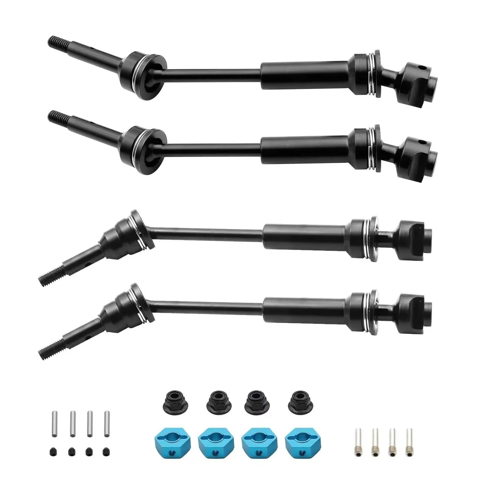 JYYTERD RC Teile Kompatibel Mit Traxxas Für Slash Für Rustler Für Stampede 4X4 1/10 RC-Auto-Upgrade-Teile, Stahl-Antriebswelle Vorne Hinten, CVD-Antriebswelle JYYTERD RC Teile Kompatibel Mit Traxxas Für Slash Für Rustler Für Stampede 4X4 1/10 RC-Auto-Upgrade-Teile, Stahl-Antriebswelle Vorne Hinten, CVD-Antriebswelle von hjuink