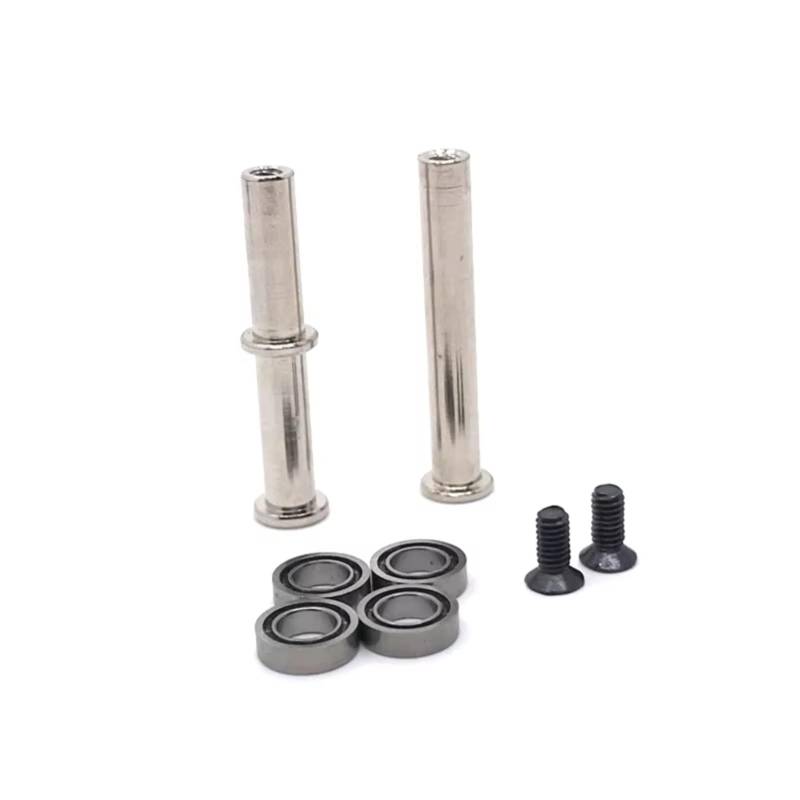 JYYTERD RC Teile Kompatibel Mit WLtoys 144010 144001 144002 124016 127017 124018 124019 LC 1/14 RC-Autoteile Metall 4 * 7 * 2 Lager Lenksäule von hjuink