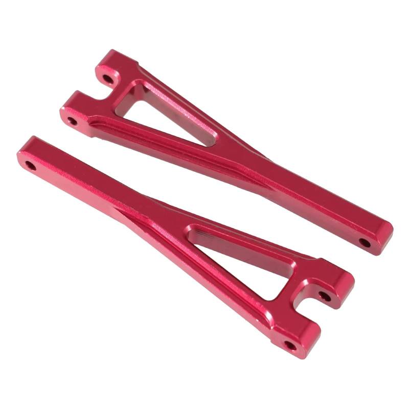 JYYTERD RC Teile Kompatibel Mit Wltoys 104009 104016 104018 12401 12402-A 12404 12409 RC-Autos, Teilezubehör, Metall, Vorderer Oberer Querlenker(Red) von hjuink