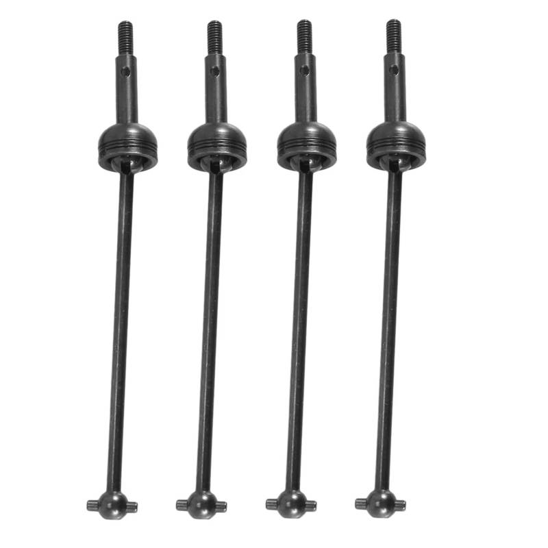 JYYTERD RC Teile Kompatibel Mit Wltoys 144001 144002 144010 124016 124018 124019 RC-Auto-Upgrades Teile Zubehör Metall Antriebswelle Antriebswelle(Black) von hjuink