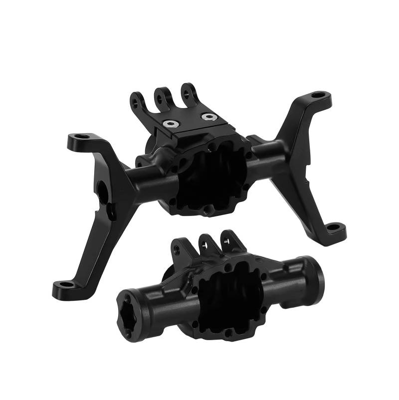 JYYTERD RC Vorder Hinter Achse Kompatibel Mit Ascent-18 1/18 RC Crawler Upgrade-Teile Aluminium Vorne Hinten Portal Achse Gehäuse Zubehör(Front and Rear) von hjuink