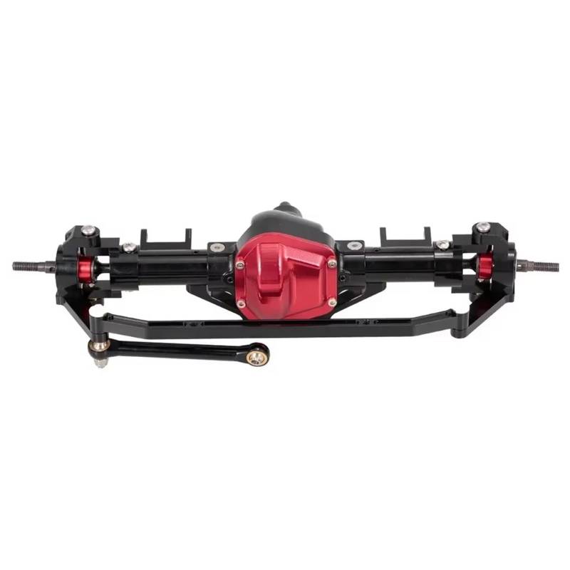 JYYTERD RC Vorder Hinter Achse Kompatibel Mit Axial Für SCX10 1:10 RC Crawler Car CNC Metall RC Car Vorderachse Hinterachse Upgrade Teile Zubehör(Front) von hjuink