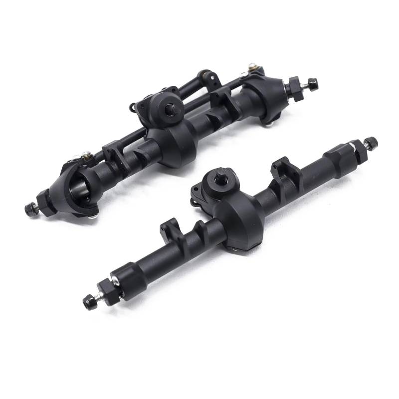 JYYTERD RC Vorder Hinter Achse Kompatibel Mit Axial Für SCX24 1/24 RC Crawler Auto-Upgrades Teile Ersatzzubehör Vorder- Und Hinterachsensatz von hjuink