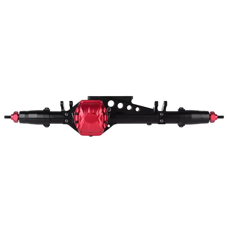 JYYTERD RC Vorder Hinter Achse Kompatibel Mit Axial Für Wraith 90018 90020 90045 RR10 90048 90053 1:10 RC Für Rock Crawler Komplettmetall RC-Auto Vorder- Und Hinterachse(Black,Rear) von hjuink