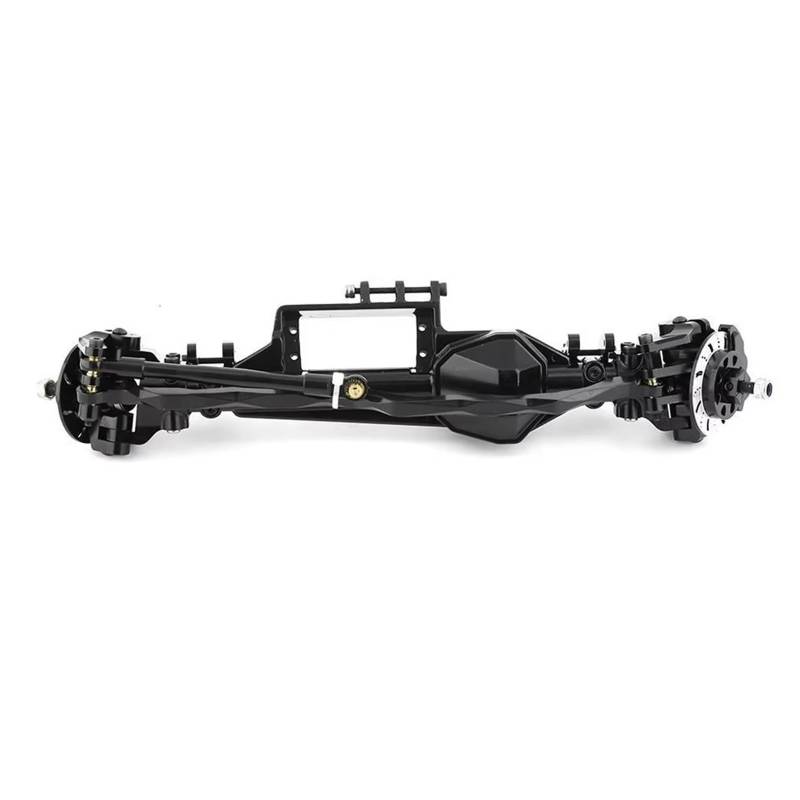 JYYTERD RC Vorder Hinter Achse Kompatibel Mit Axial RBX10 Für Ryft 1/10 RC Crawler Auto Upgrade Teile Zubehör Metall Komplette Vorder- Und Hinterachse(Black,Front) von hjuink