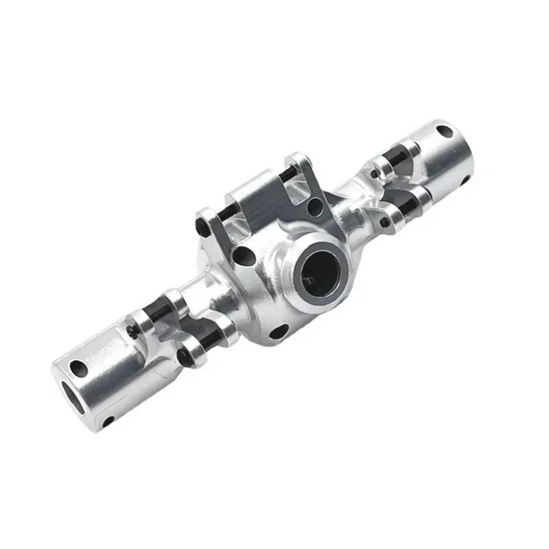 JYYTERD RC Vorder Hinter Achse Kompatibel Mit HBToys ZP1001 ZP1002 ZP1003 ZP1004 1/10 RC-Auto, 2-teiliges Upgrade-Ersatzteilzubehör Für Vorder- Und Hinterachsbrückengehäuse(Silver,Rear) von hjuink
