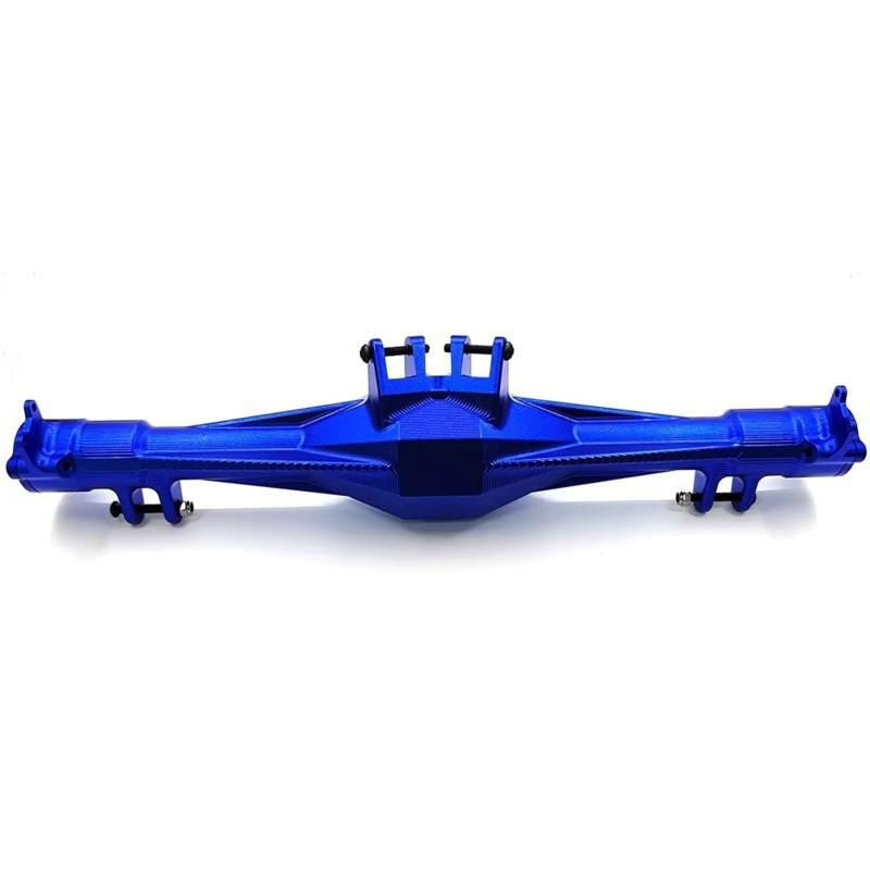 JYYTERD RC Vorder Hinter Achse Kompatibel Mit Losi Für Super Für Baja Für Rey 2.0 1/6 RC-Auto CNC 7075 Aluminium Hinterachsgehäuse Upgrade-Teile Zubehör(Blue) von hjuink